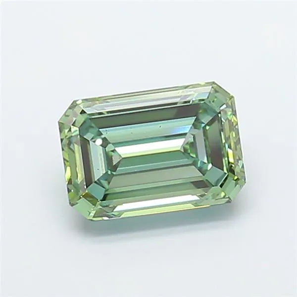 3.25ct Emerald Lab Grown Diamond (Colour Fancy Vivid Green, Clarity VS1, IGI Certified)
