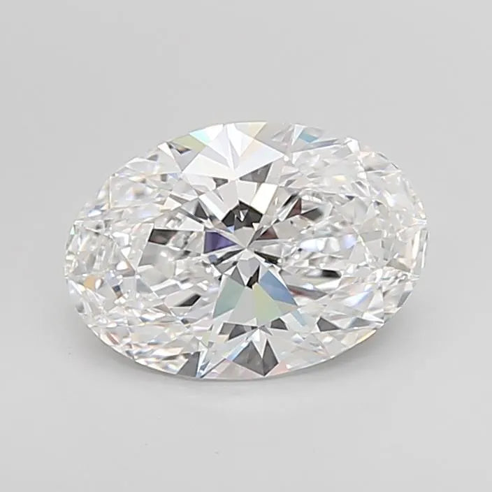 3.30ct Oval Lab Grown Diamond (Colour D, Clarity IF, Cut EX, IGI Certified)