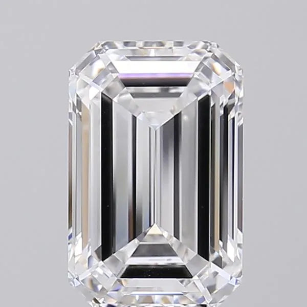 3.31ct Emerald Lab Grown Diamond (Colour D, Clarity VVS2, IGI Certified)
