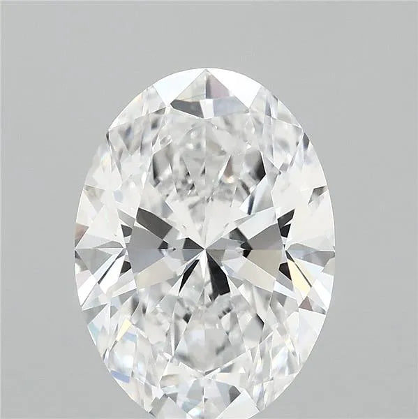 3.31ct Oval Lab Grown Diamond (Colour D, Clarity VVS2, IGI Certified)