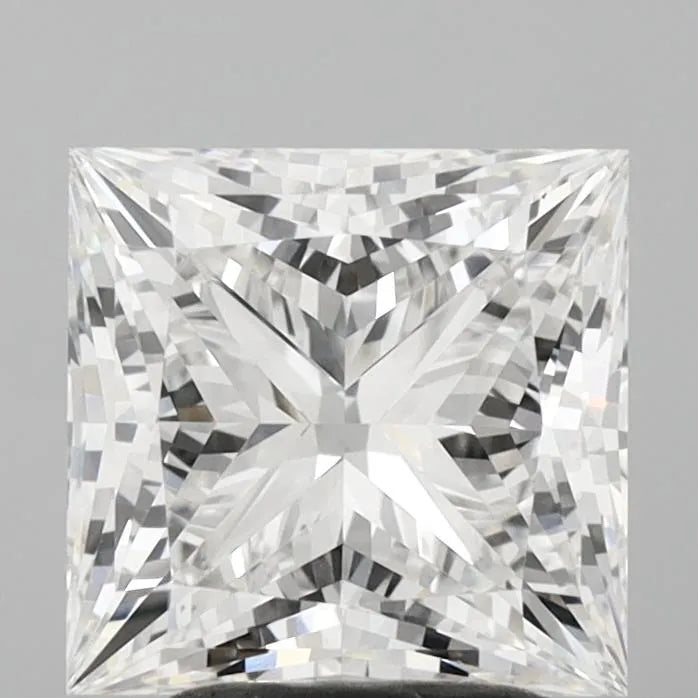 3.37ct Princess Lab Grown Diamond (Colour F, Clarity VVS2, IGI Certified)