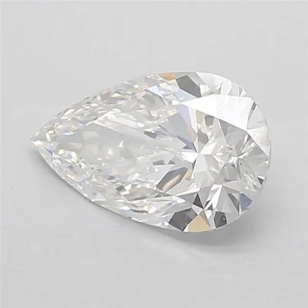 3.38ct Pear Lab Grown Diamond (Colour E, Clarity VVS1, IGI Certified)