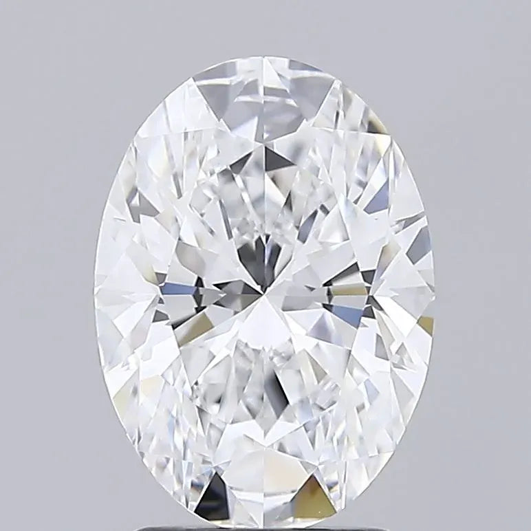 3.50ct Oval Lab Grown Diamond (Colour D, Clarity VVS1, IGI Certified)