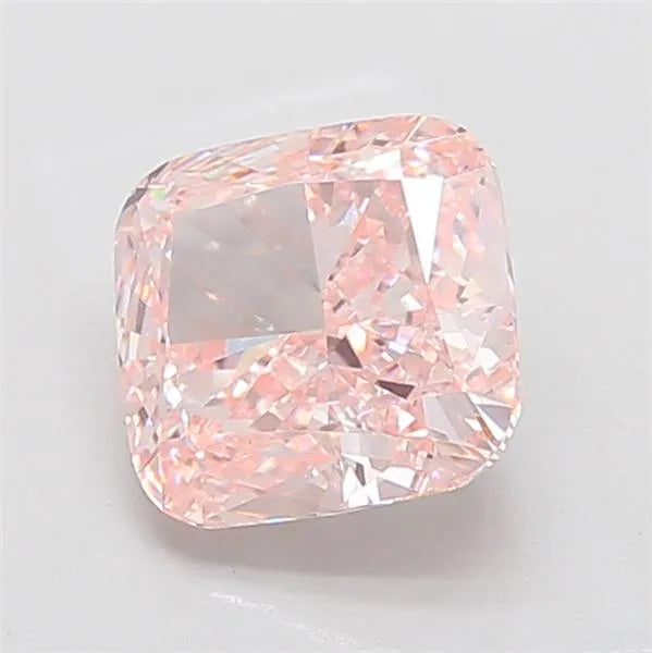 3.51ct Cushion modified Lab Grown Diamond (Colour Fancy Intense Pink, Clarity VVS1, IGI Certified)