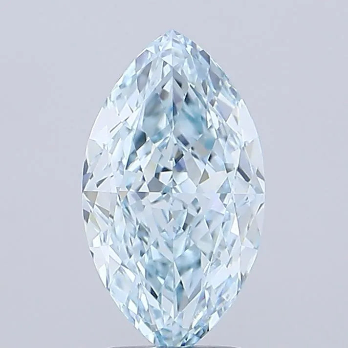 3.51ct Marquise Lab Grown Diamond (Colour Fancy Intense Blue, Clarity VVS2, IGI Certified)