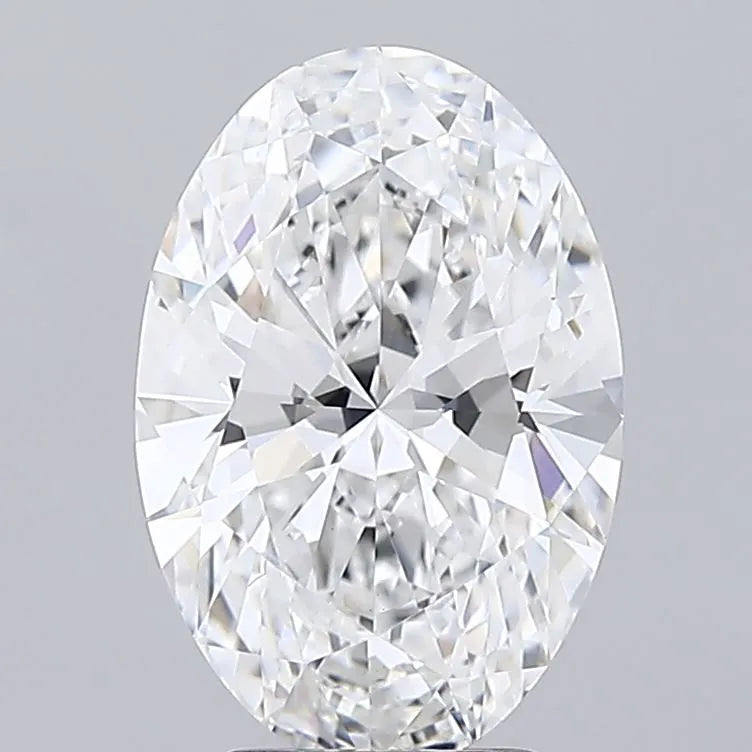 3.53ct Oval Lab Grown Diamond (Colour E, Clarity VVS2, IGI Certified)