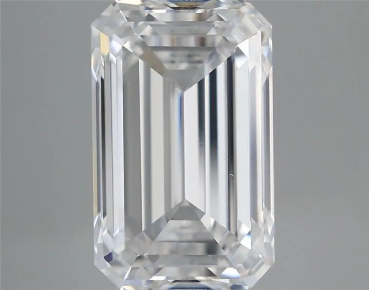 3.59ct Emerald Lab Grown Diamond (Colour D, Clarity VVS2, IGI Certified)