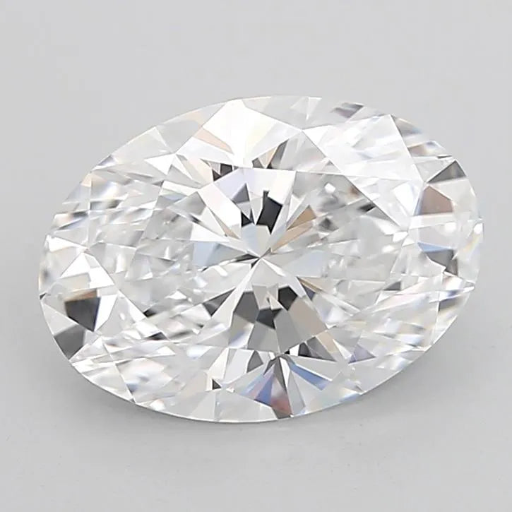 3.62ct Oval Lab Grown Diamond (Colour D, Clarity VVS1, Cut EX, IGI Certified)