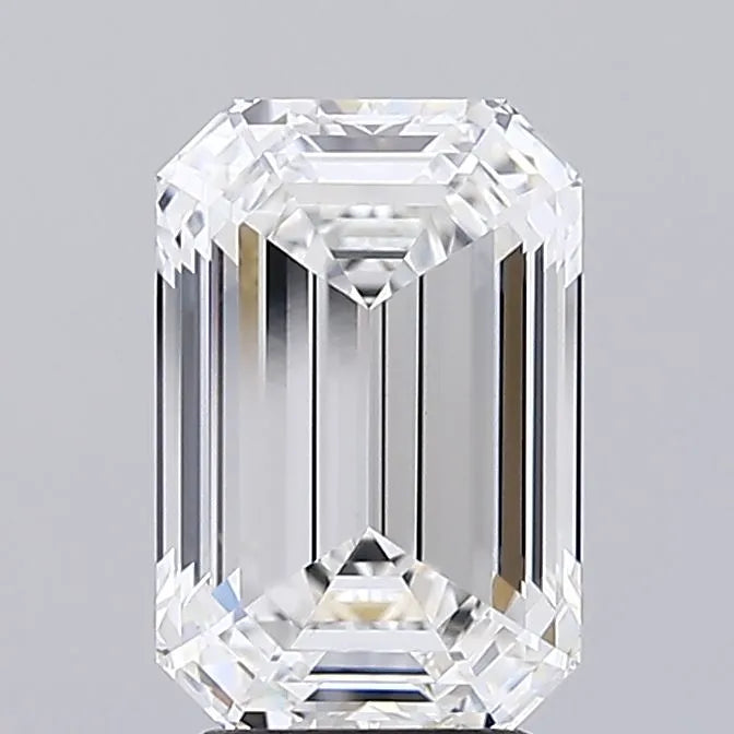 3.70ct Emerald Lab Grown Diamond (Colour G, Clarity VVS2, IGI Certified)