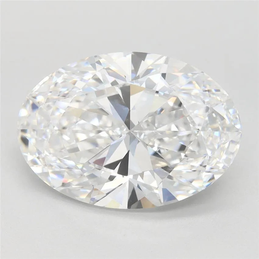 3.71ct Oval Lab Grown Diamond (Colour D, Clarity IF, IGI Certified)