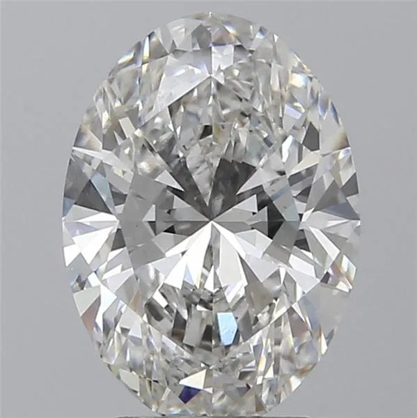 3.78ct Oval Lab Grown Diamond (Colour G, Clarity VVS2, GIA Certified)