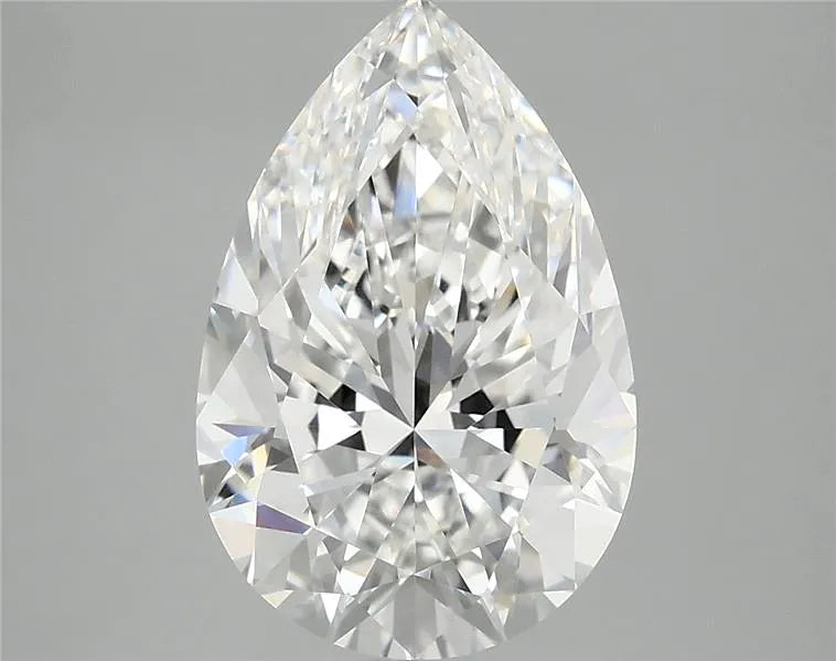 3.87ct Pear Lab Grown Diamond (Colour E, Clarity VVS2, IGI Certified)