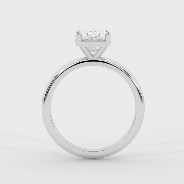 Solitaire Oval Ring