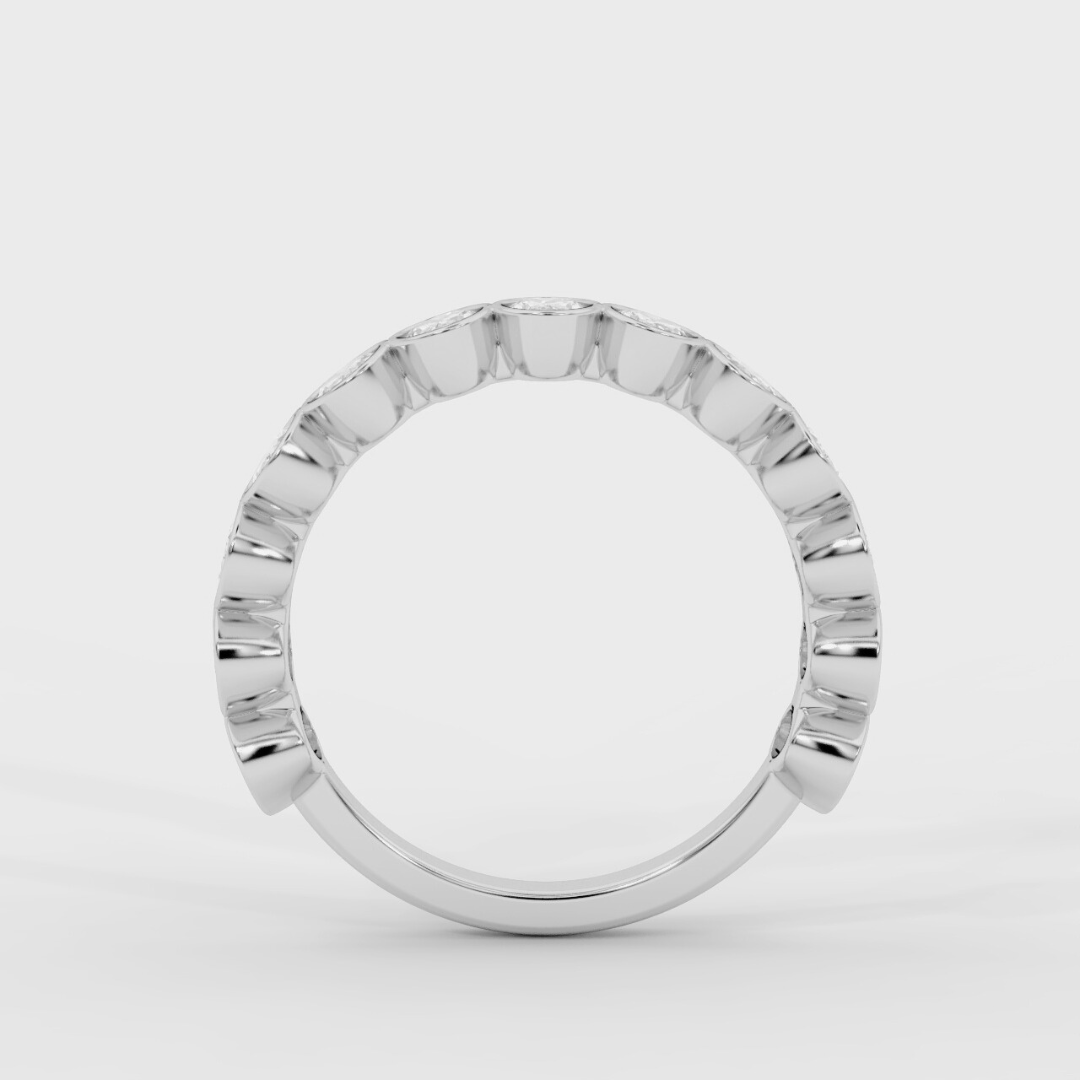 Oval Eternity Band