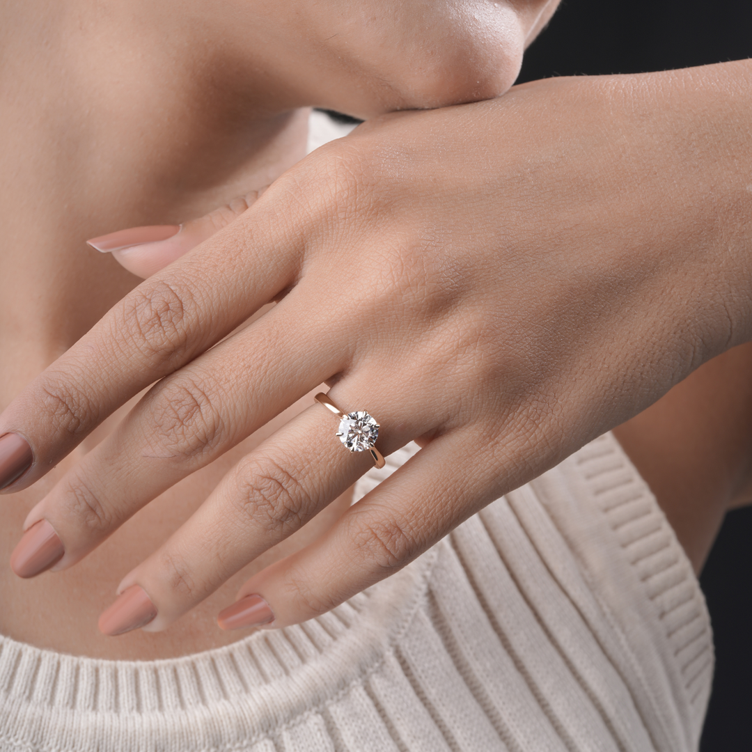 Michelle Solitaire six prong Ring