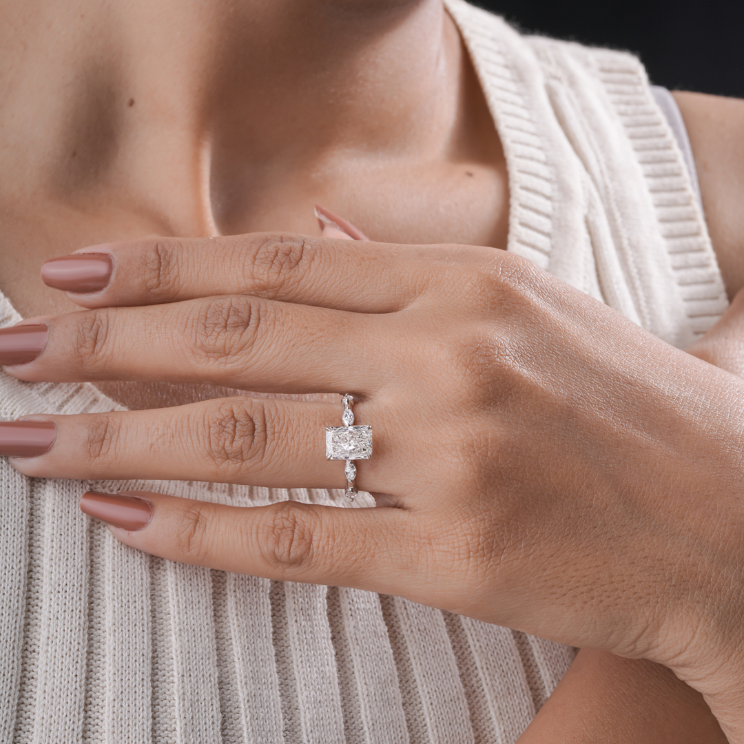 Elizabeth Marquise Accents Ring