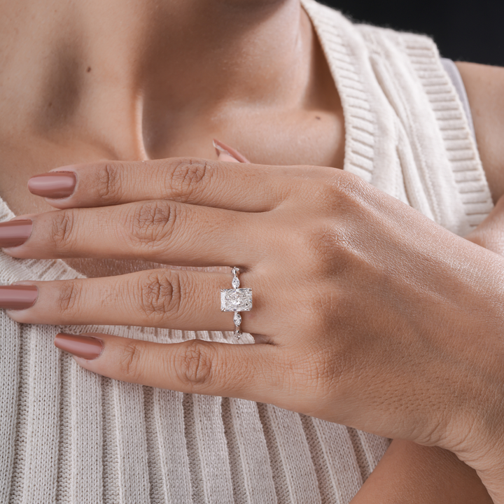 Elizabeth Marquise Accents Ring