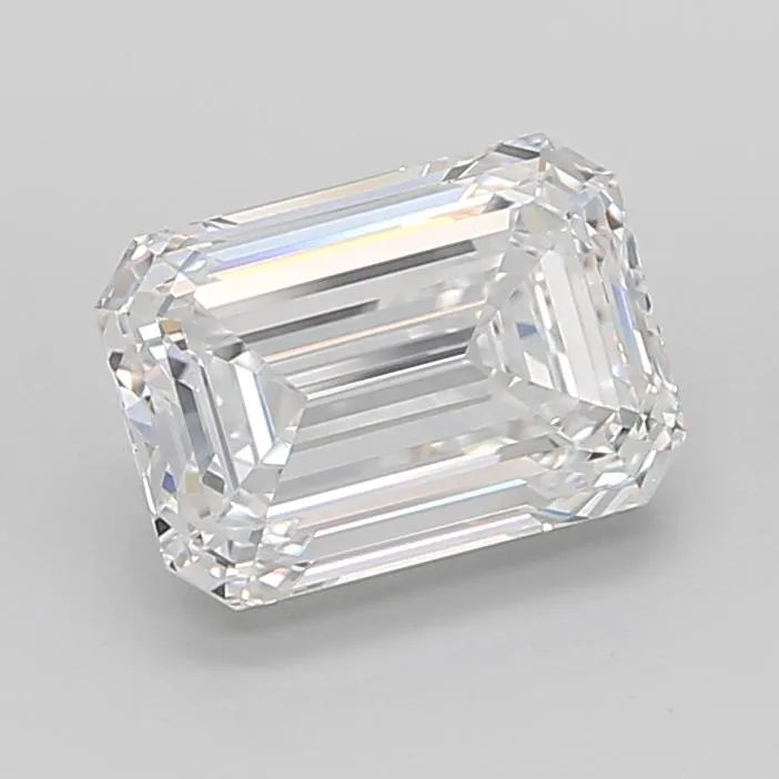 4.00ct Emerald Lab Grown Diamond (Colour D, Clarity IF, Cut EX, IGI Certified)