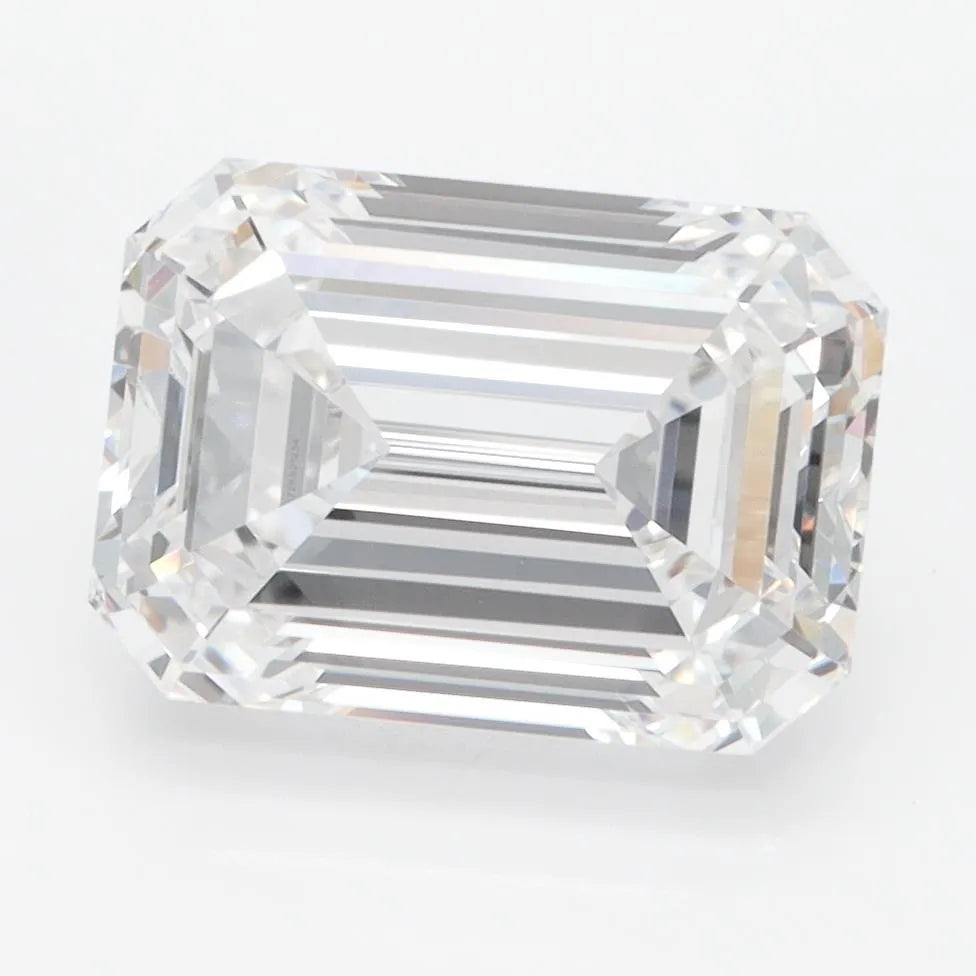 4.00ct Emerald Lab Grown Diamond (Colour D, Clarity IF, IGI Certified)