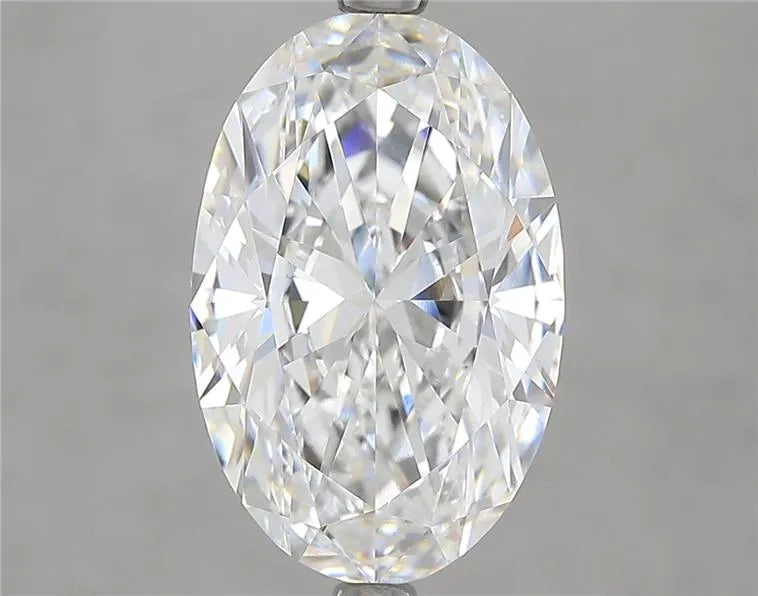 4.00ct Oval Lab Grown Diamond (Colour E, Clarity VVS2, IGI Certified)