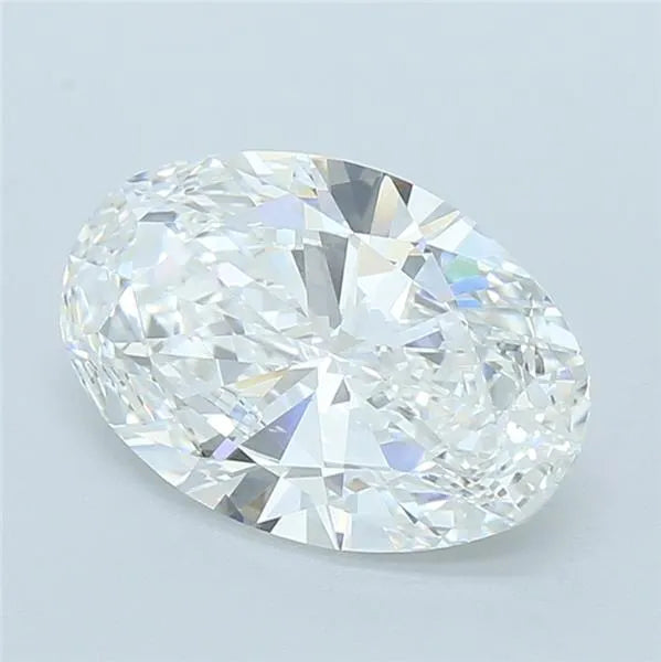 4.00ct Oval Lab Grown Diamond (Colour E, Clarity VVS2, IGI Certified)