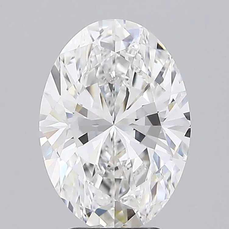 4.00ct Oval Lab Grown Diamond (Colour E, Clarity VVS2, IGI Certified)