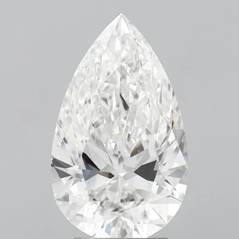 4.00ct Pear Lab Grown Diamond (Colour E, Clarity VVS2, IGI Certified)