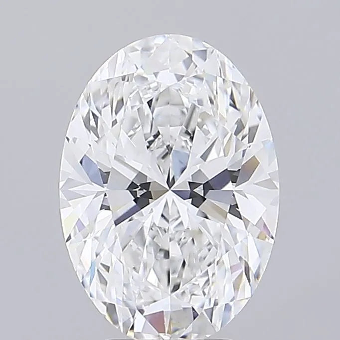 4.01ct Oval Lab Grown Diamond (Colour D, Clarity VVS1, IGI Certified)