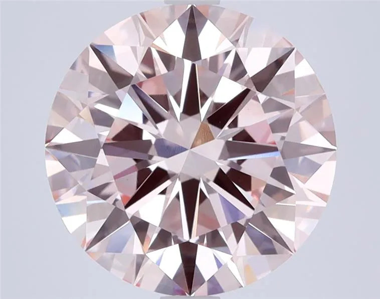 4.01ct Round Lab Grown Diamond (Colour Fancy Intense Pink, Clarity VVS2, Cut EX, IGI Certified)