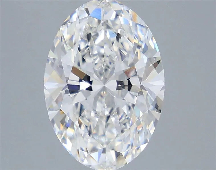 4.02ct Oval Lab Grown Diamond (Colour E, Clarity VVS1, IGI Certified)