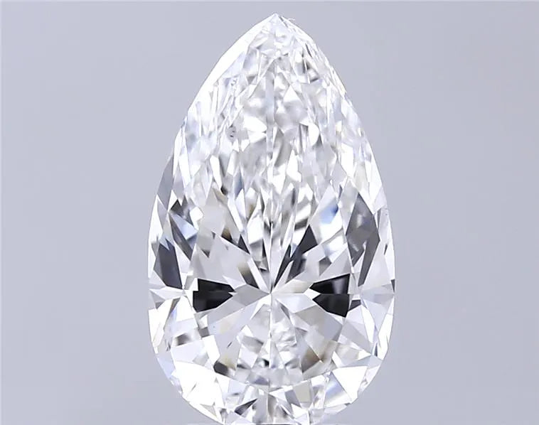 4.02ct Pear Lab Grown Diamond (Colour E, Clarity VVS2, IGI Certified)