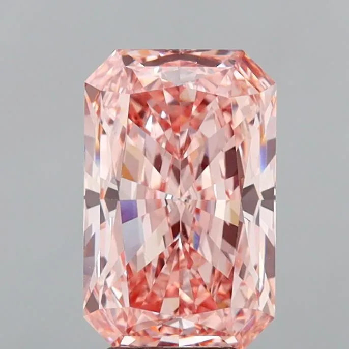 4.02ct Radiant Lab Grown Diamond (Colour Fancy Intense Pink, Clarity VVS2, IGI Certified)