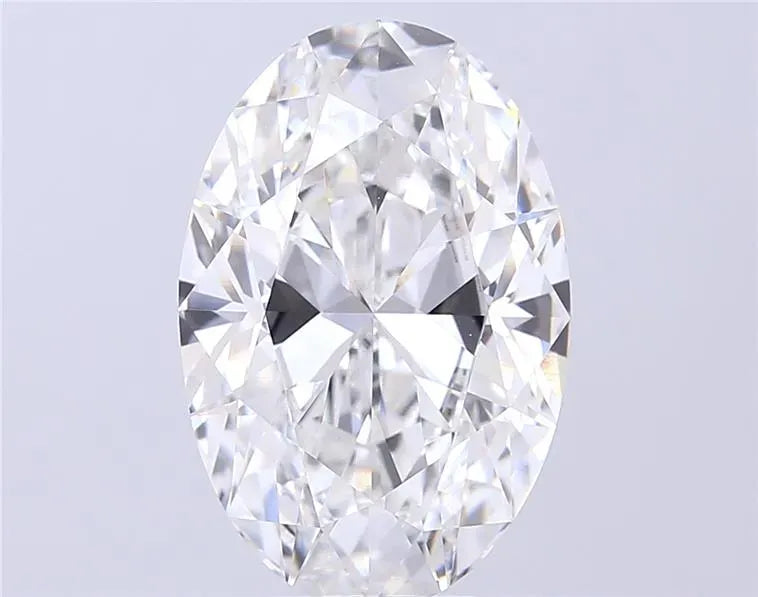 4.03ct Oval Lab Grown Diamond (Colour E, Clarity VVS2, IGI Certified)
