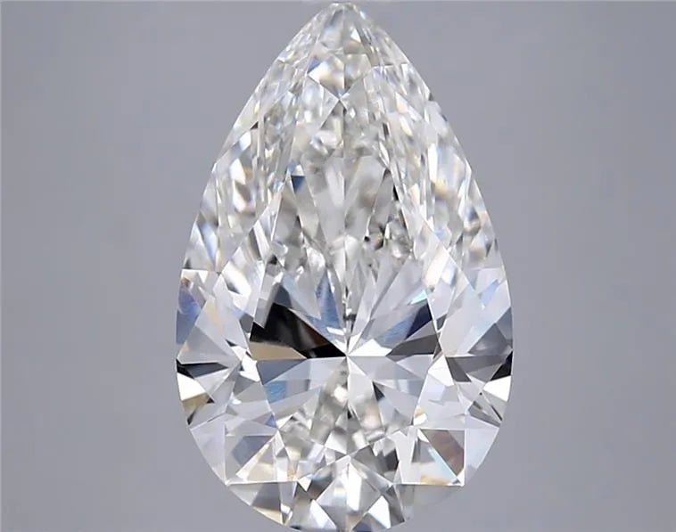 4.03ct Pear Lab Grown Diamond (Colour F, Clarity VVS1, IGI Certified)
