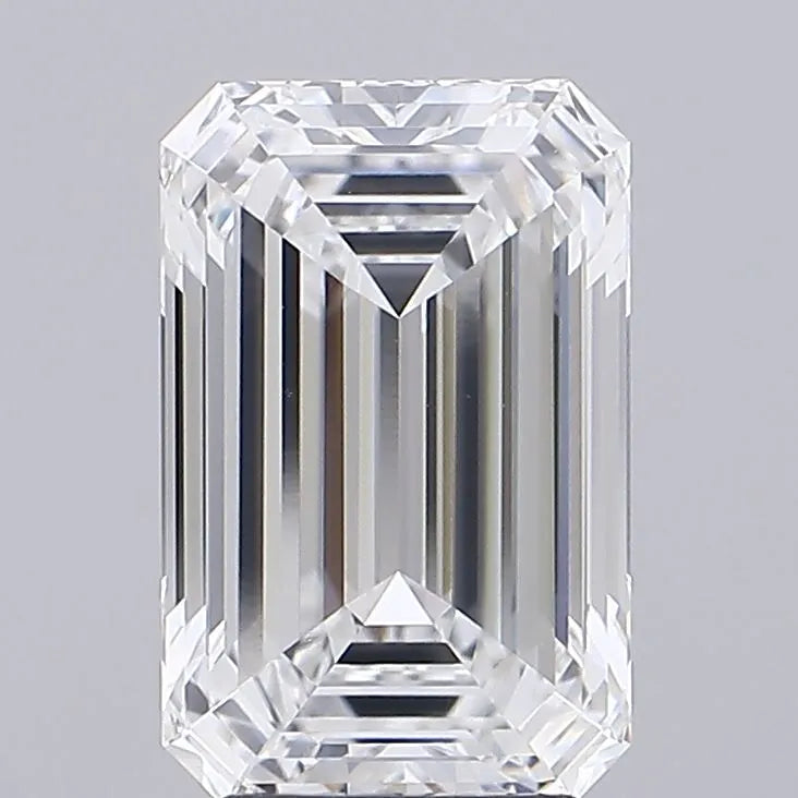 4.04ct Emerald Lab Grown Diamond (Colour D, Clarity VVS1, IGI Certified)