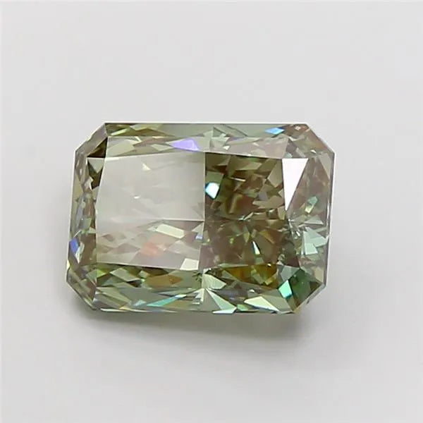 4.04ct Radiant Lab Grown Diamond (Colour Fancy Green, Clarity VS1, IGI Certified)