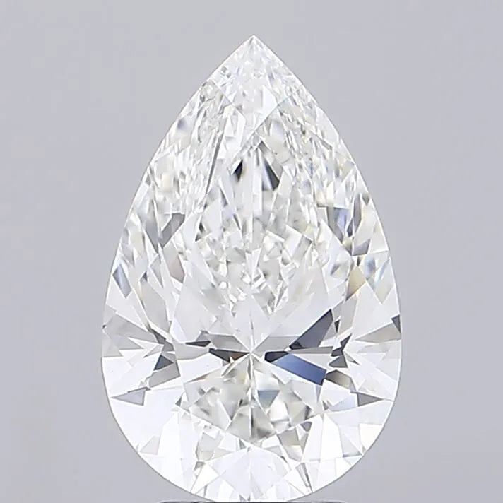 4.05ct Pear Lab Grown Diamond (Colour G, Clarity VVS2, IGI Certified)