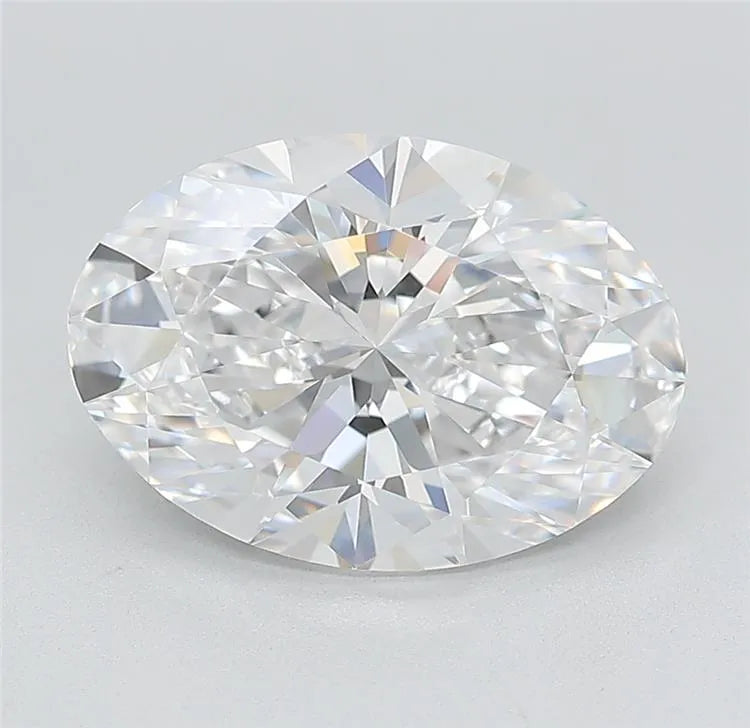 4.08ct Oval Lab Grown Diamond (Colour E, Clarity VVS2, IGI Certified)