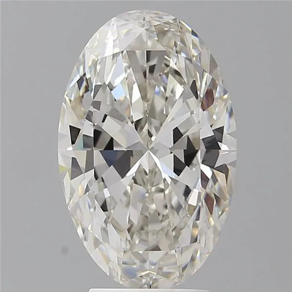 4.08ct Oval Lab Grown Diamond (Colour G, Clarity VVS2, IGI Certified)