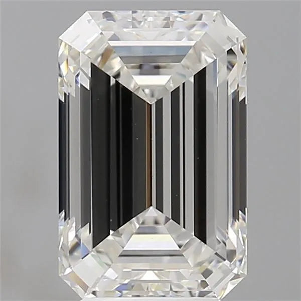 4.10ct Emerald Lab Grown Diamond (Colour F, Clarity VVS2, IGI Certified)