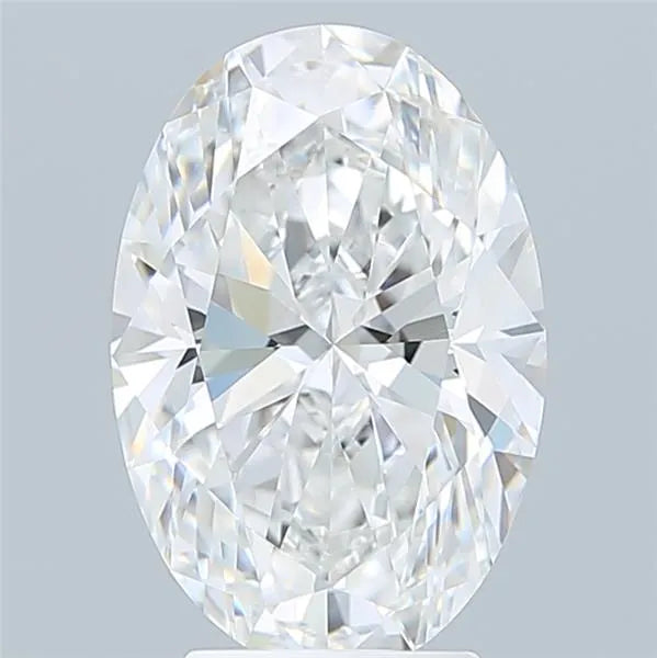 4.10ct Oval Lab Grown Diamond (Colour D, Clarity VVS2, IGI Certified)