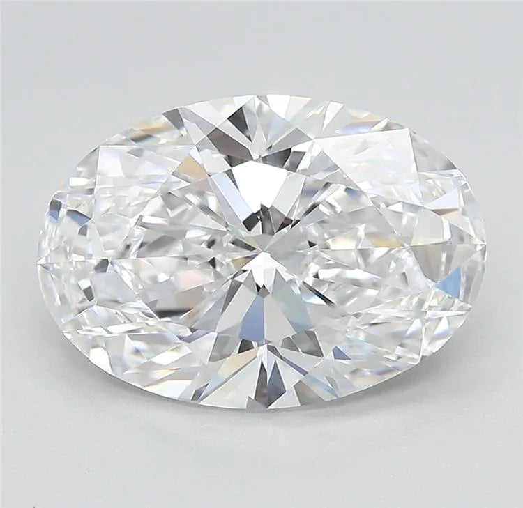 4.16ct Oval Lab Grown Diamond (Colour D, Clarity IF, IGI Certified)