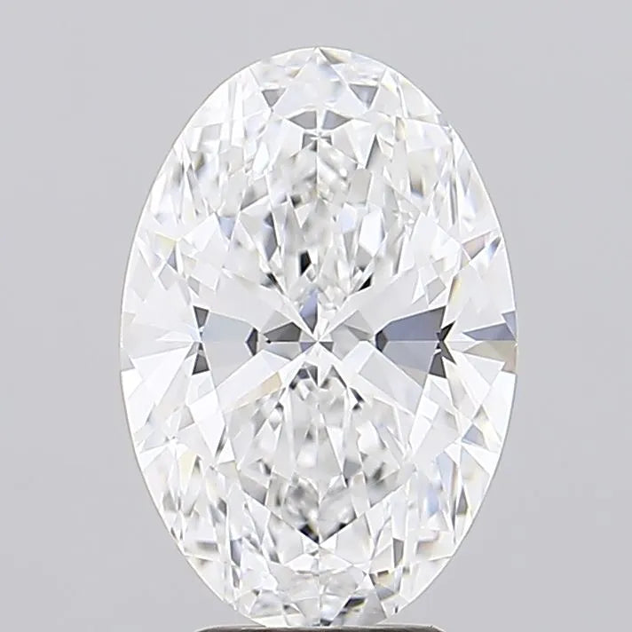 4.22ct Oval Lab Grown Diamond (Colour D, Clarity IF, IGI Certified)