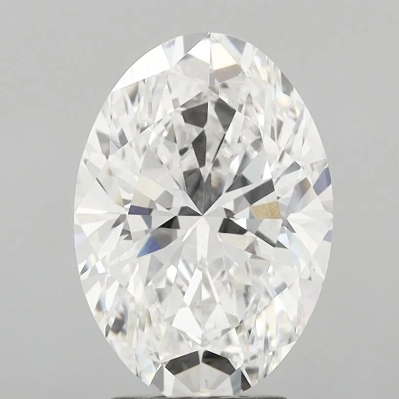 4.38ct Oval Lab Grown Diamond (Colour E, Clarity VS1, IGI Certified)