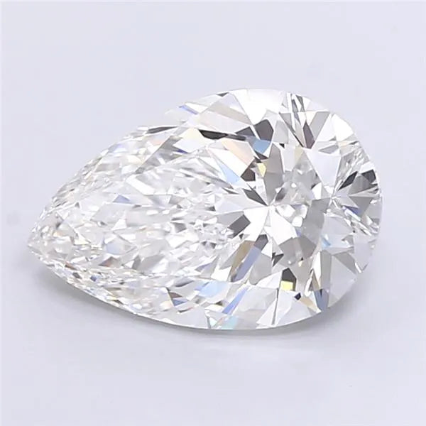 4.52ct Pear Lab Grown Diamond (Colour E, Clarity VVS2, IGI Certified)