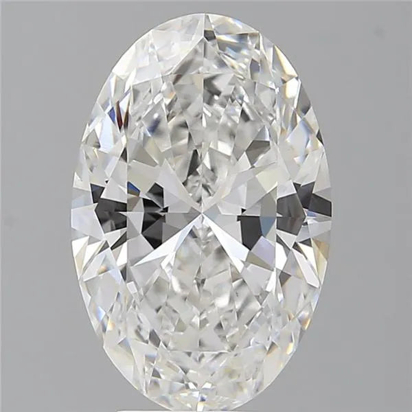 4.54ct Oval Lab Grown Diamond (Colour E, Clarity VVS2, IGI Certified)