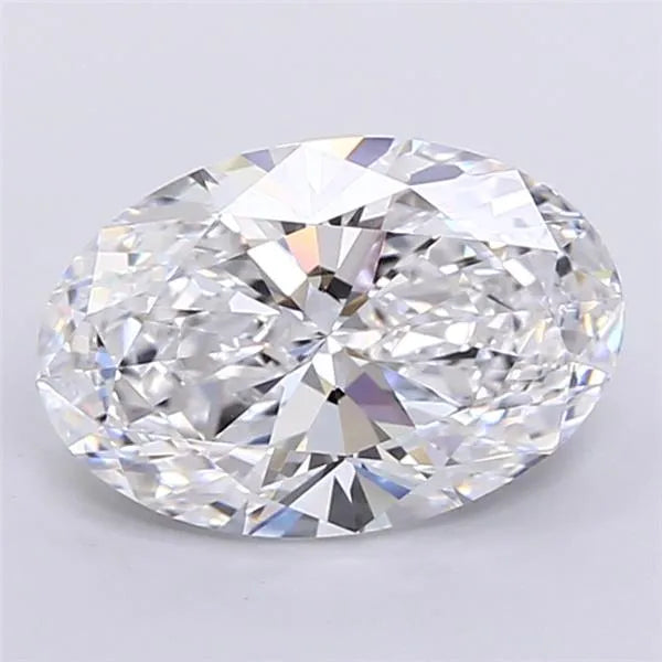 4.56ct Oval Lab Grown Diamond (Colour D, Clarity VVS1, IGI Certified)