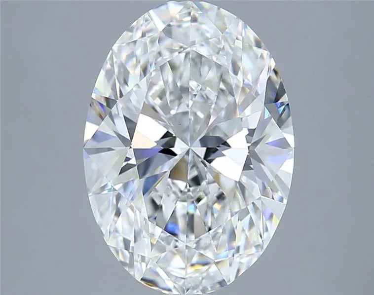 4.65ct Oval Lab Grown Diamond (Colour E, Clarity VVS2, IGI Certified)