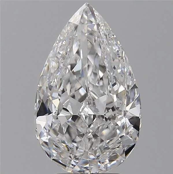 4.74ct Pear Lab Grown Diamond (Colour D, Clarity VVS2, IGI Certified)