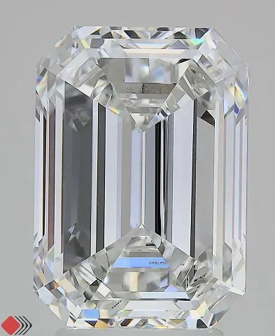 5.00ct Emerald Lab Grown Diamond (Colour E, Clarity VVS1, IGI Certified)